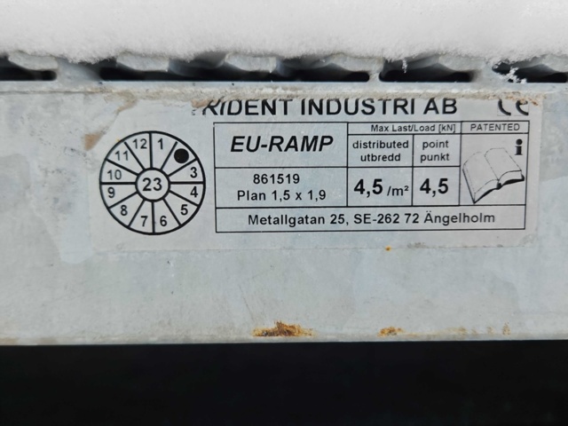 1444828-11 Tillgänglighetsramp - Trident Industri EU-RAMP