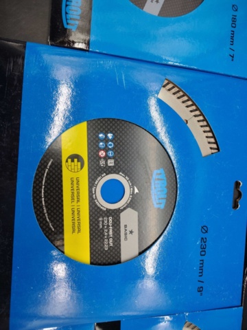 1465835-7 Diamantkapskivor, 9 st – Tyrolit, blandade diametrar, universal