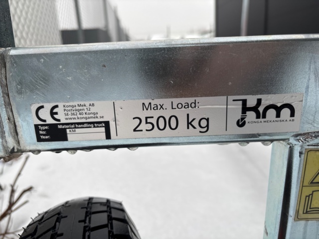 1410890-3 Materialvagn 2st  - Konga Mekaniska