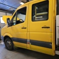 1444831-4 Crane truck - Volkswagen Crafter Chassis Double Cab 50 2.5 BlueTDI CR Manual, 163hp -2010