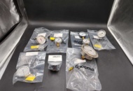 1465843 Manometrar och adaptrar, 10 st – hydraulik, tryckmätning, blandade anslutningar