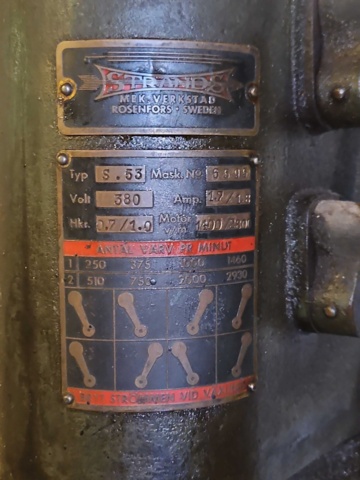 1444832-5 Pelarborrmaskin - Strands S53