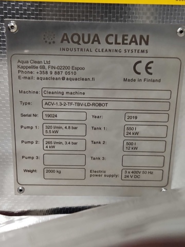 1444838-5 Industrial washing/cleaning plant