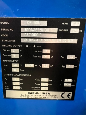 1471206-9 Punktsvets Car-O-Liner CR500
