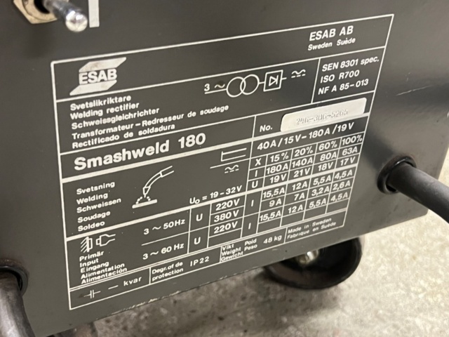 1471211-6 Migsvets ESAB Smashweld 180