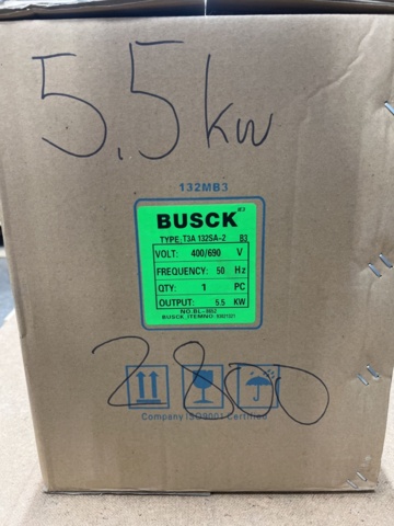 1471083-3 3-phase motor Busck T3A132SA-2 5.5kw 2800t/m 400/690V B3
