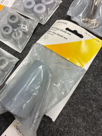 1471182-12 Electrical materials, door stops, hinges, towel racks, etc.