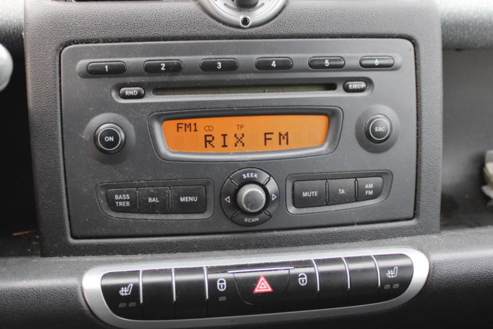 1468938-18 Smart fortwo mhd 2009, automat, 10683 mil (OUY832)