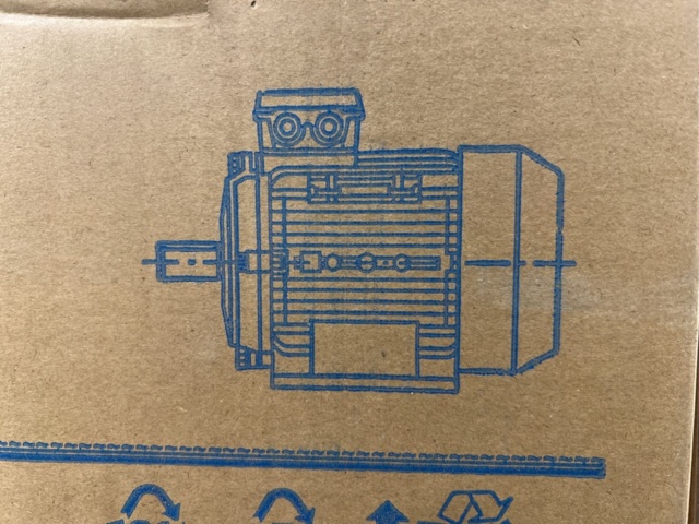 1471089-6 3-phase motor Busck T3A80B-4 0.75kw 1400 r/m 230/400V B3