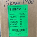 1471098-3 3-fasmotor Busck T3A90L-4 1,5kw 1400 r/m 230/400V B3