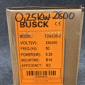 1471099-2 3-phase motor Busck T2A63B-2 0.25kw 2800t/m 230/400V B14