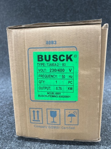 1471102-3 3-phase motor Busck T3A80A-2 0.75kw 2800 r/m 230/400V B3