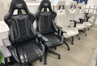 1442496 Samling med tillbehör och gamingutrustning från internetkafé