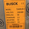 1471118-3 3-phase motor Busck T2A90LB-4 2.2kW 1400r/m 230/400V B3