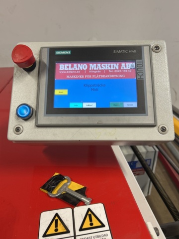 1470145-4 Klippsträcka med gradsax och riktverk - Belano Midi 2G3G -2019