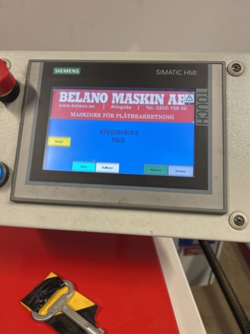 1470145-12 Klippsträcka med gradsax och riktverk - Belano Midi 2G3G -2019