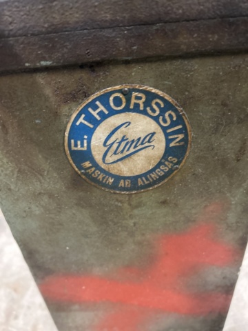 1470147-5 Manuell plåtvals - E. Thorssin Etma