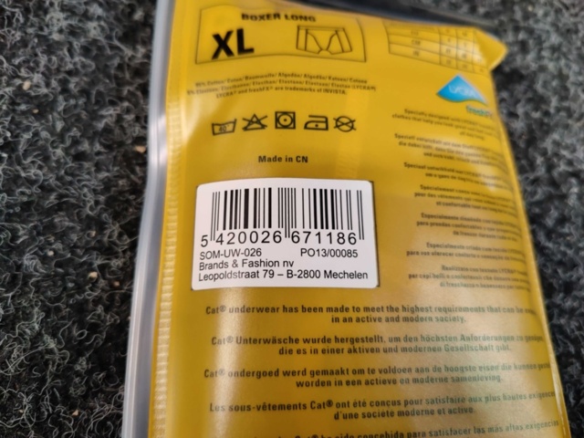 1468679-5 10 pcs Underpants Caterpillar, size XL