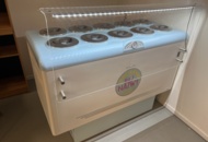 1469519 Glassdisk med 10 st fack - Mondial Framec Dolce Vita 10