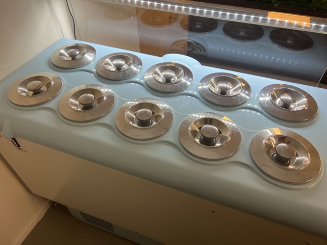 1469519-5 Glassdisk med 10 st fack - Mondial Framec Dolce Vita 10