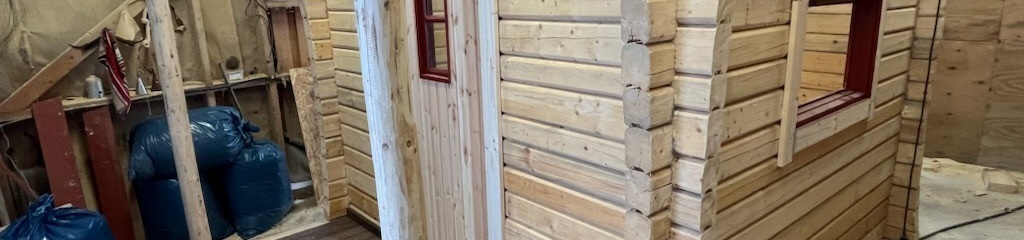 Bild som representerar auktionen - Avyttring nytillverkad timmerstuga