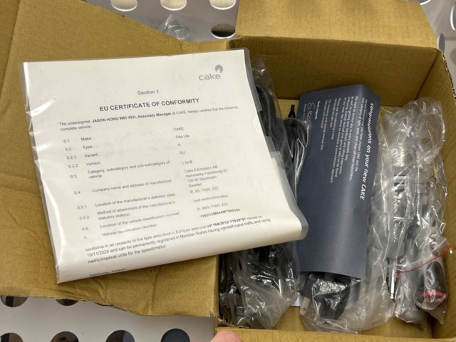 1457451-7 Elektrisk moped - Cake Osa Lite -2021