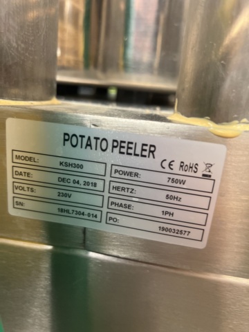 1469543-6 Potato peeler - KSH300, -2018