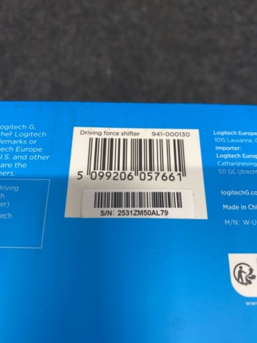 1467314-3 Logitech Driving Force Shifter PS4/XBO/PC