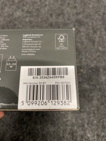 1467319-3 Logitech MX Master 3S wireless mouse