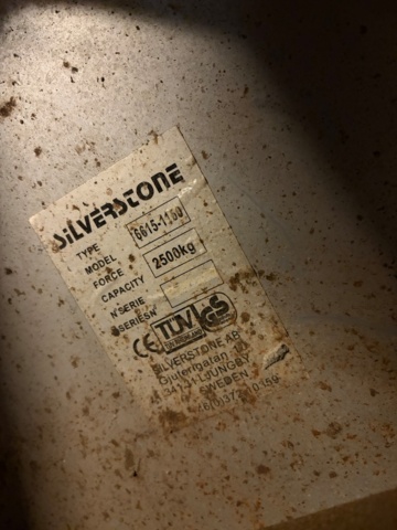 1470755-4 Palldragare Silverstone 2500 kg