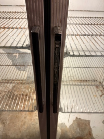 1470766-3 Arneg double fridge with glass door