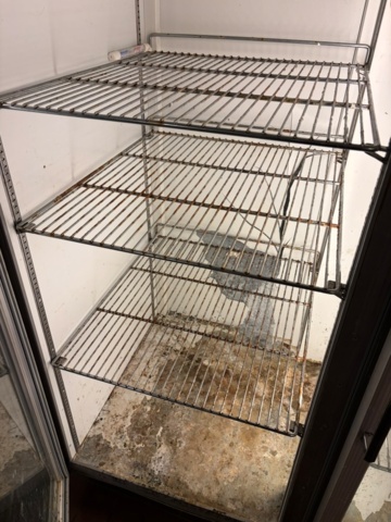 1470766-4 Arneg double fridge with glass door