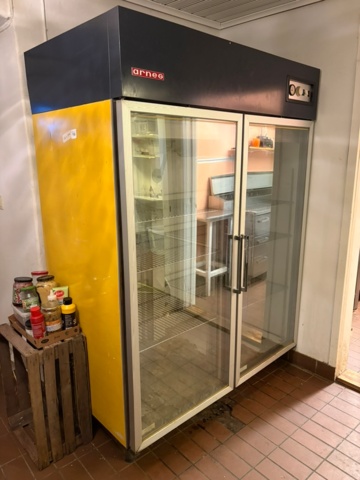 1470766-6 Arneg double fridge with glass door