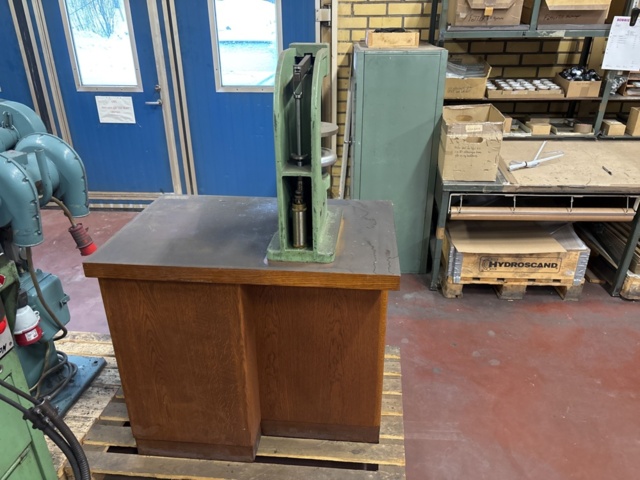 1372876-6 Hardness tester with workbench - AB Alpha Durometer