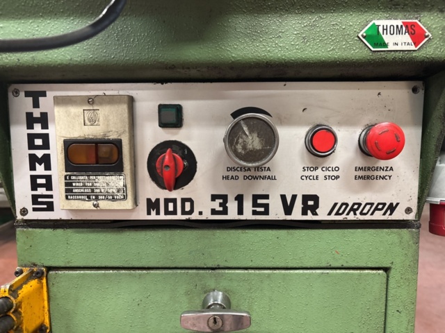 1372878-3 Cut-off saw with accessories (9 extra blades) - Thomas 315 VR IDROPN - 1989