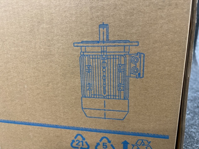 1471093-3 3-phase motor Busck T3A80B-2 1.1kw 2800 r/m 230/400V B3