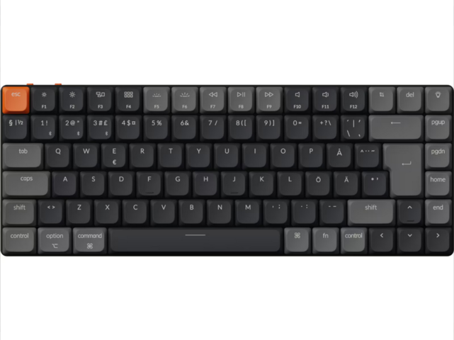 1467303-1 Wireless keyboard Keychron K3 V3 RGB Aluminum Hot Swap QMK Low Profile 2.0 Red