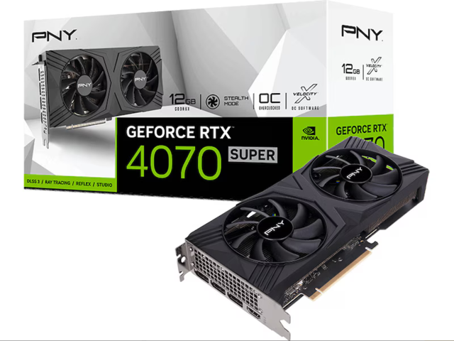 1467307-1 Grafikkort PNY GeForce RTX VERTO 4070 SUPER