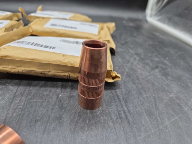 1472344-3 Gasskyddshylsor, 50 st, koppar, för MIG/MAG-svetsning