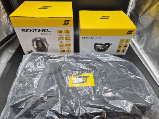 1472345-3 Svetsvisir med fläktsystem, ESAB, Sentinel A60 Air med EPR-X1.1 PAPR