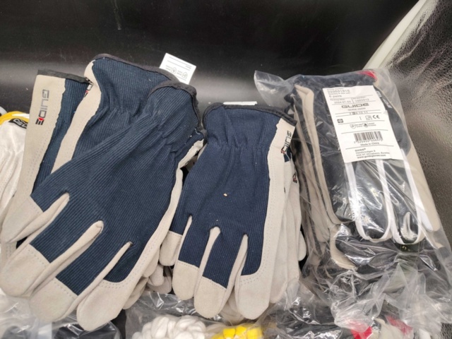 1472347-5 Arbetshandskar, 93 st, Guide – blandade modeller, stl 8