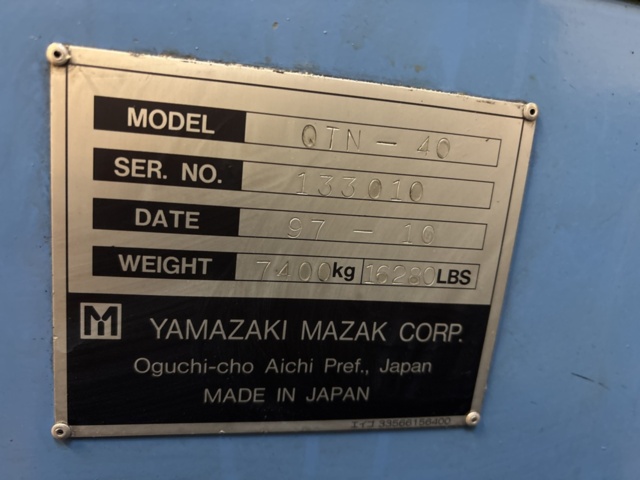 1444844-13 CNC lathe - Mazak Quick Turn QTN-40 - 1997