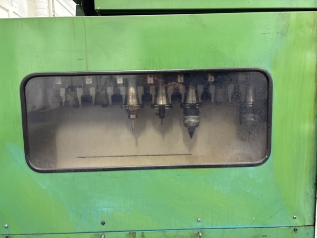 1444845-9 Machining center with chip conveyor and magnetic table – Mazak AJV-35/60