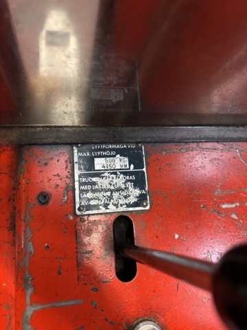 1444860-7 High lift stacker – Max lift height 4150 mm – 600 kg capacity