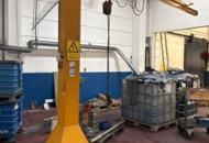 1444877 Pelarsvängkran med el-telfer – 250 kg