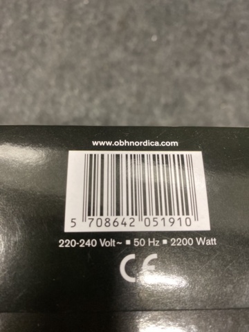 1472263-3 Hair dryer Björn Axén Tools Power Pro 2200W
