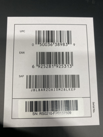 1472260-3 Soundbar JBL Bar 2.0 All-in-One (MK2)