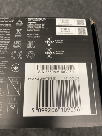 1472267-3 Logitech Pro X 2 Lightspeed Wireless Gaming Headset (Black)