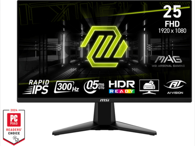 1472294-1 Gaming monitor MSI 25" MAG 255XF