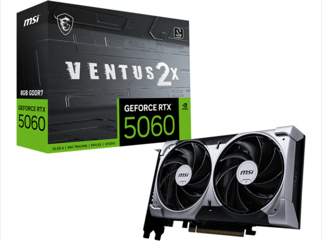 1472302-1 Graphics card MSI GeForce RTX 5060 VENTUS 2X